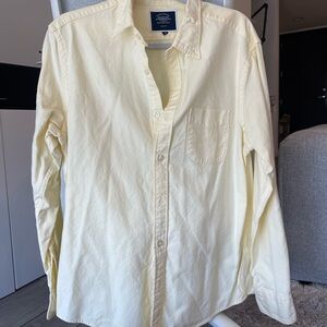 Charles Tyrwhitt Light Yellow Casual Oxford Shirt